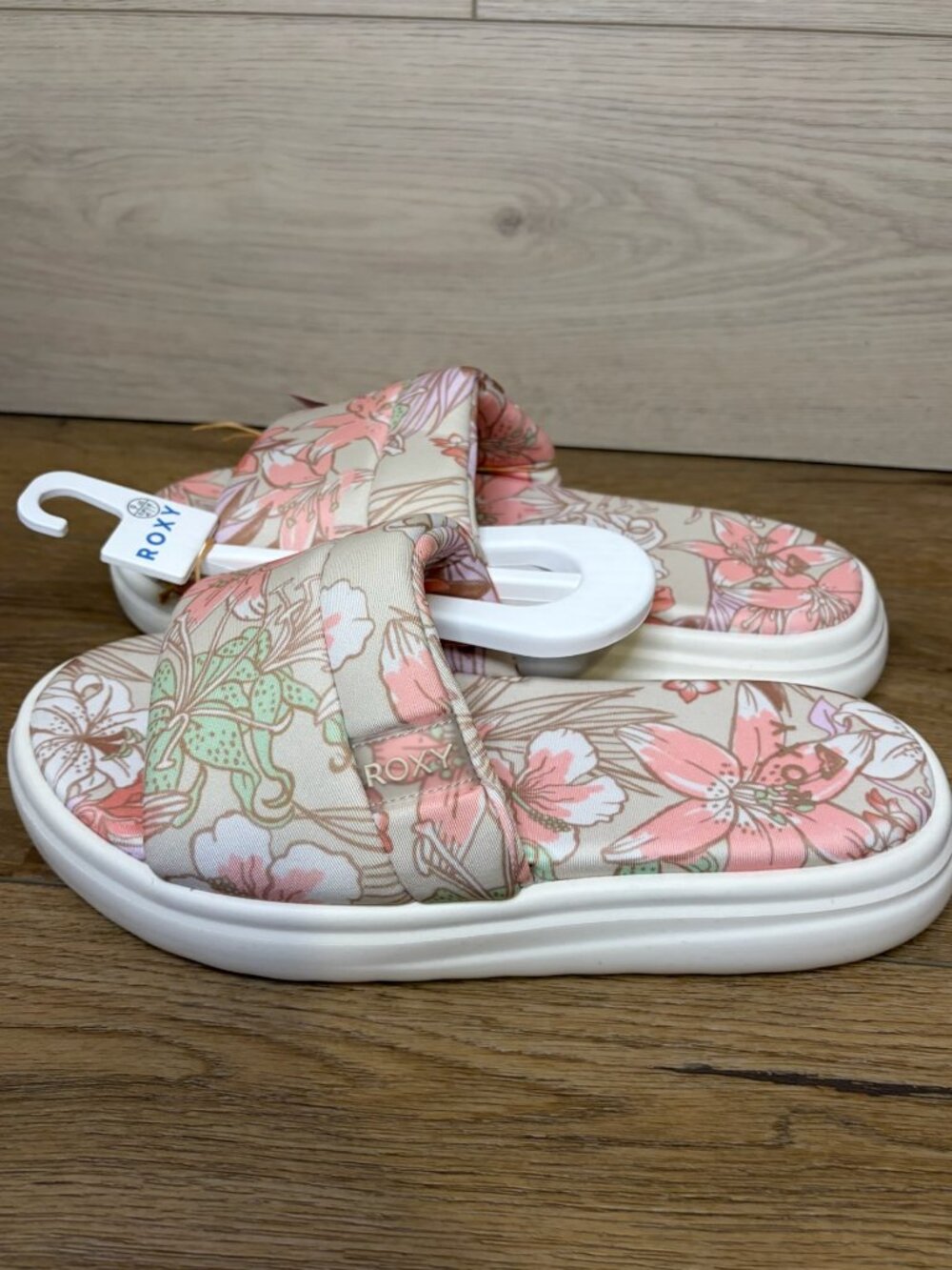 Roxy Women's Gelato Lux Slip-On Slide Sandals Pink Size 10